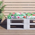 vidaXL Palettenkissen Mehrfarbig 50x50x12 cm Stoff