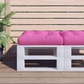vidaXL Kissen für Palettensofa Rosa 50x50x12 cm Stoff