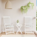 vidaXL Gartenstuhl-Kissen 2 Stk. Blattmuster 50x50x3 cm Stoff