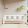vidaXL Gartenbank-Auflage Blattmuster 200x50x7 cm Stoff