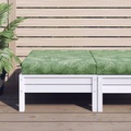 vidaXL Palettenkissen Blattmuster 60x60x10 cm Oxford-Gewebe