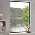 vidaXL, vidaXL Insektenschutz für Fenster Anthrazit 90x120 cm