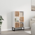 vidaXL Highboard Weiß 70x35x125 cm Holzwerkstoff
