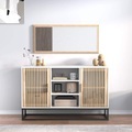 vidaXL Sideboard Weiß 105x30x65 cm Holzwerkstoff