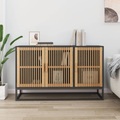 vidaXL Sideboard Schwarz 105x30x65 cm Holzwerkstoff