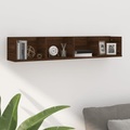 vidaXL, vidaXL CD-Wandregal Braun Eichen-Optik 100x18x18 cm Holzwerkstoff