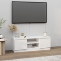vidaXL, vidaXL TV-Schrank mit Tür Weiß 102x30x36 cm