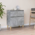vidaXL Sideboard Betongrau 60x35x70 cm Holzwerkstoff