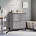 vidaXL Sideboard Grau Sonoma 60x35x70 cm Holzwerkstoff