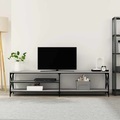 vidaXL TV-Schrank Grau Sonoma 200x40x50 cm Holzwerkstoff und Metall