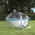 vidaXL, vidaXL Pool-Kuppel Rund 376x188 cm PVC