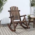 vidaXL, vidaXL Garten-Schaukelstuhl 69x96x101 cm Massivholz Fichte