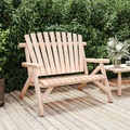vidaXL Gartenbank 2-Sitzer 119x85x98 cm Massivholz Fichte