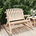 vidaXL, vidaXL Garten-Schaukelbank 2-Sitzer 123x96x102 cm Massivholz Fichte