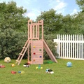 vidaXL Spielturm mit Kletterwand Massivholz Douglasie