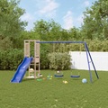 vidaXL Spielturm mit Rutsche und Schaukeln Massivholz Kiefer