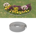 vidaXL, vidaXL Rasenkanten 4 Stk. Grau 10 m 10 cm Polyethylen