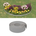 vidaXL, vidaXL Rasenkante Grau 10 m 15 cm Polyethylen
