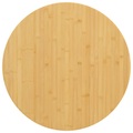 vidaXL Tischplatte Ø70x1,5 cm Bambus