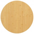 vidaXL Tischplatte Ø80x1,5 cm Bambus