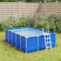 vidaXL, vidaXL Pool-Bodentuch Hellgrau 300x220 cm Polyester Geotextil