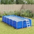 vidaXL, vidaXL Pool-Bodentuch Hellgrau 500x250 cm Polyester Geotextil