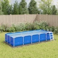 vidaXL, vidaXL Pool-Bodentuch Hellgrau 550x280 cm Polyester Geotextil