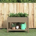 vidaXL, vidaXL Hochbeet Hellbraun 110x45x79 cm Polypropylen