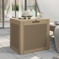 vidaXL, vidaXL Gartenbox Hellbraun 55,5x43x53 cm Polypropylen