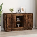 vidaXL Sideboard Räuchereiche 102x35x60 cm Holzwerkstoff