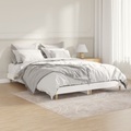 vidaXL Bettgestell Weiß 135x190 cm Holzwerkstoff
