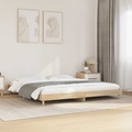 vidaXL Bettgestell Sonoma-Eiche 180x200 cm Holzwerkstoff