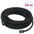 vidaXL, vidaXL Tropfschlauch Schwarz 10 m Gummi