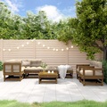vidaXL 8-tlg. Garten-Lounge-Set Honigbraun Massivholz Kiefer