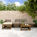 vidaXL 6-tlg. Garten-Lounge-Set Honigbraun Massivholz Kiefer