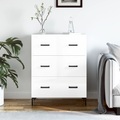 vidaXL Sideboard Hochglanz-Weiß 69,5x34x90 cm Holzwerkstoff