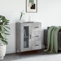 vidaXL Sideboard Betongrau 69,5x34x90 cm Holzwerkstoff