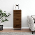 vidaXL Sideboard Braun Eichen-Optik 34,5x34x90 cm Holzwerkstoff