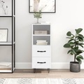 vidaXL Sideboard Weiß 34,5x34x90 cm Holzwerkstoff