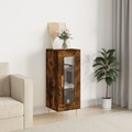 vidaXL Sideboard Räuchereiche 34,5x34x90 cm Holzwerkstoff