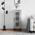 vidaXL Sideboard Betongrau 34,5x34x90 cm Holzwerkstoff