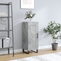 vidaXL Sideboard Betongrau 34,5x34x90 cm Holzwerkstoff