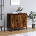 vidaXL Sideboards 2 Stk. Räuchereiche 40x35x70 cm Holzwerkstoff