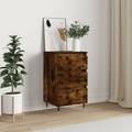 vidaXL Sideboard Räuchereiche 40x35x70 cm Holzwerkstoff