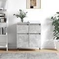 vidaXL Sideboard Betongrau 60x35x70 cm Holzwerkstoff