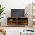 vidaXL TV-Schrank Räuchereiche 100x34,5x44,5 cm Holzwerkstoff