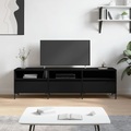 vidaXL TV-Schrank Schwarz 150x30x44,5 cm Holzwerkstoff