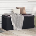 vidaXL, vidaXL Gartentruhe mit Sitzkissen Anthrazit 350 L PP