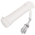 vidaXL, vidaXL Klappanker mit Seil Silbern 0,7 kg Temperguss