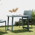 vidaXL, vidaXL Campingtisch Grün 79x56x64 cm PP Holzoptik